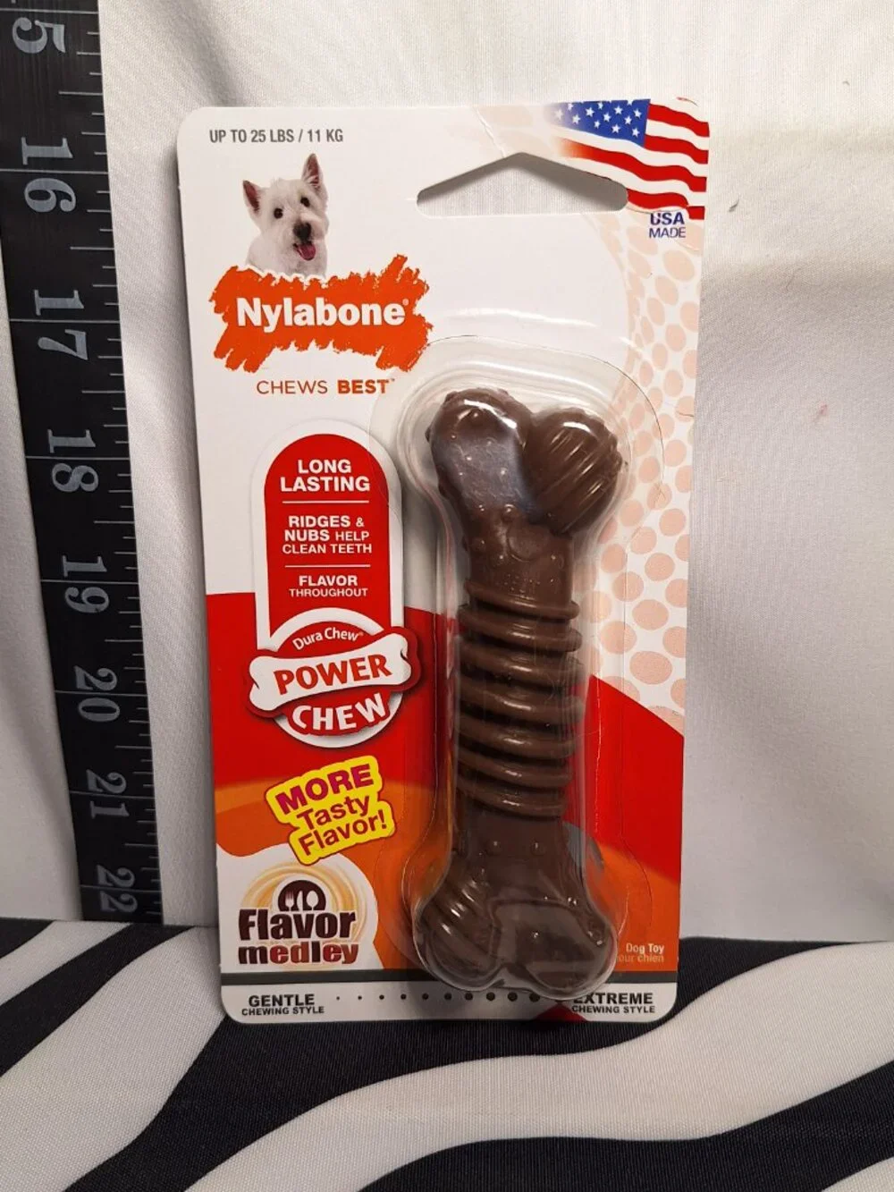 NWT Nylabone Dog Puppy & Power Chew Dog Toys - 2 Pack